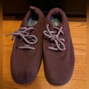Burgundy allbirds Wool Runners